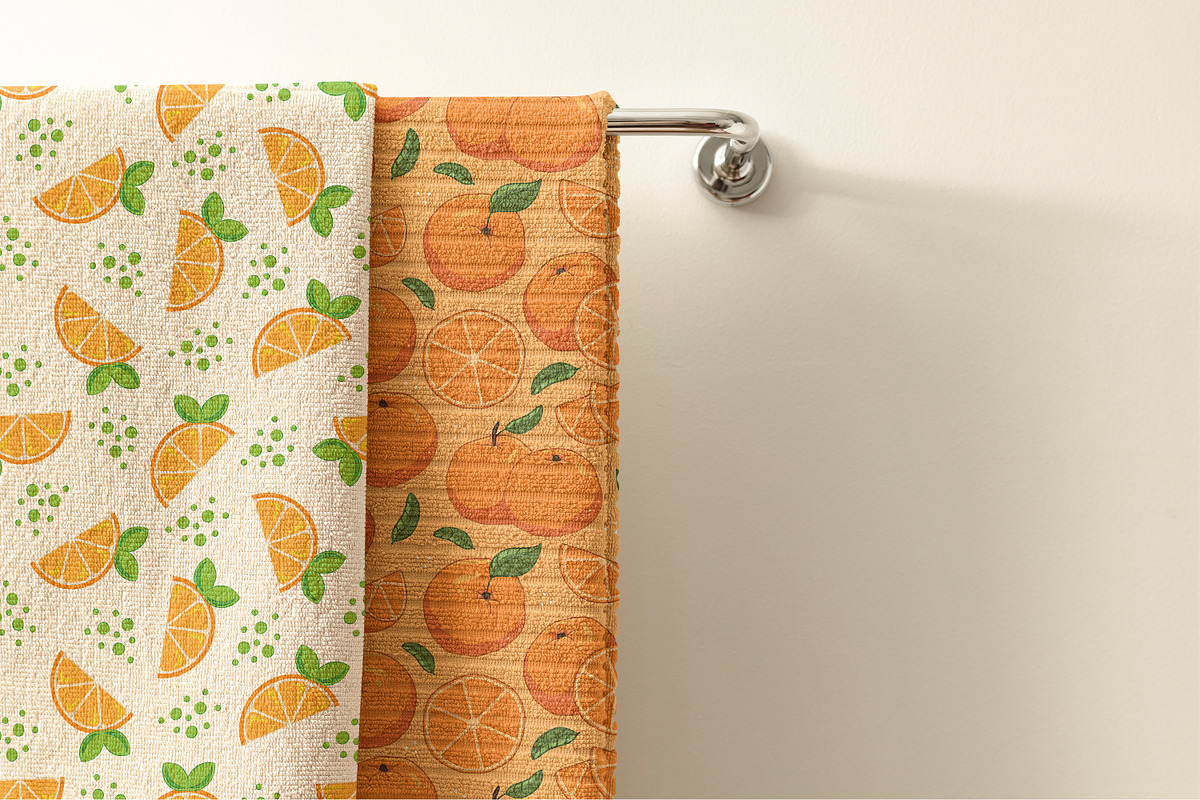 Orange Seamless Pattern, a Pattern Graphic by Digital Studio (Photo 5 of 5)