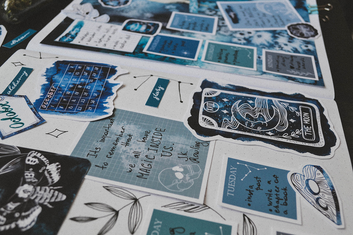 Alchemy. Magic bullet journal set, an Illustration by Scarlet Heath Art (Photo 11 of 13)