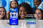 Sweet 16 Birthday Invitation, an Invitation Template by Earth5168 (Thumbnail 7 of 8)