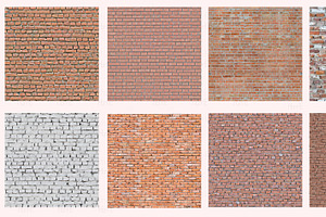 Seamless Brick Textures Rustic Pack