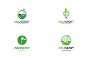 Set of Iconic Golf logo designs, a Design Template by Lucky Creative (Thumbnail 1 of 5)