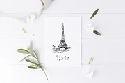 Paris Sketches, an Illustration by Redchocolate (Thumbnail 5 of 8)