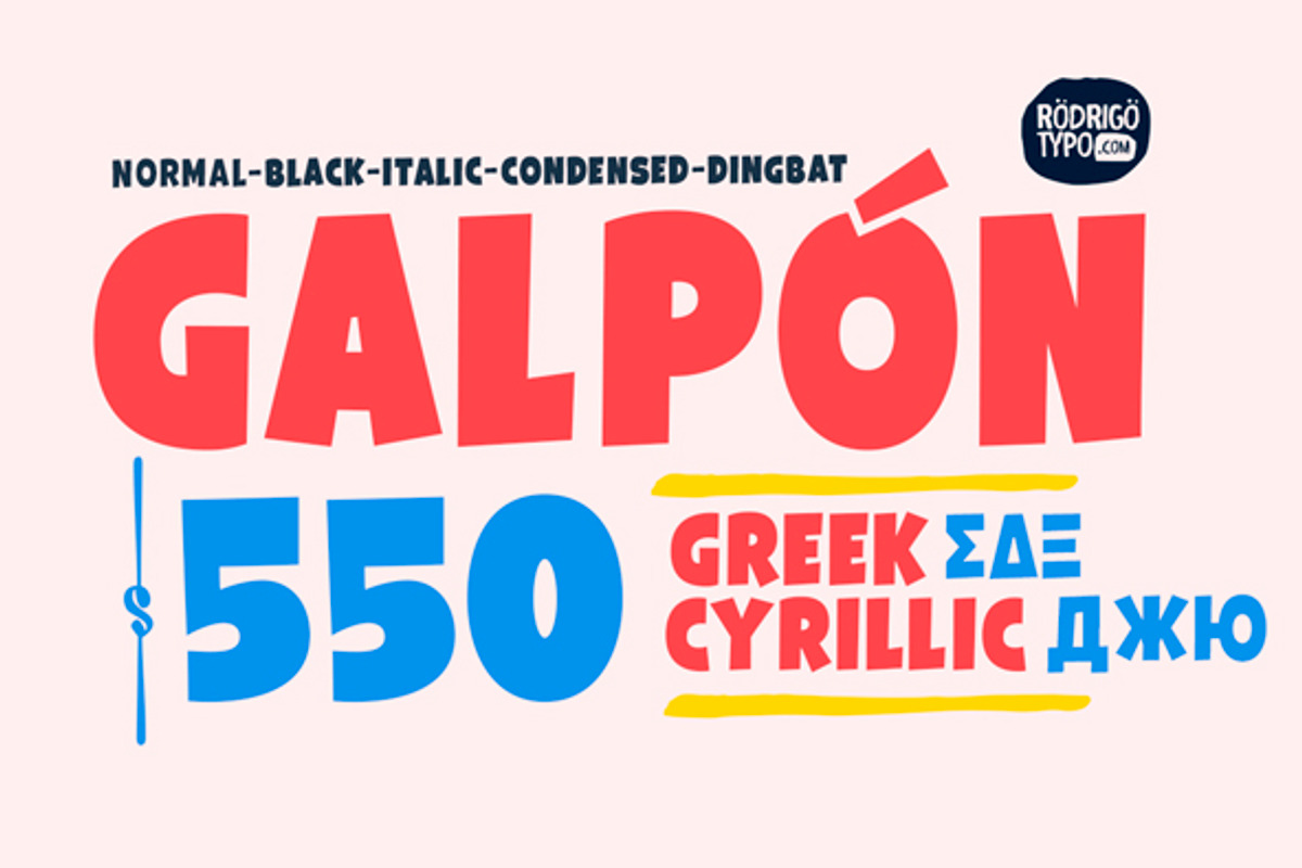 Galpón Family, Greek+Cyrillic 80%