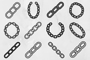 Chain Silhouette SVG, an Object Illustration by newminddesign (Thumbnail 1 of 5)