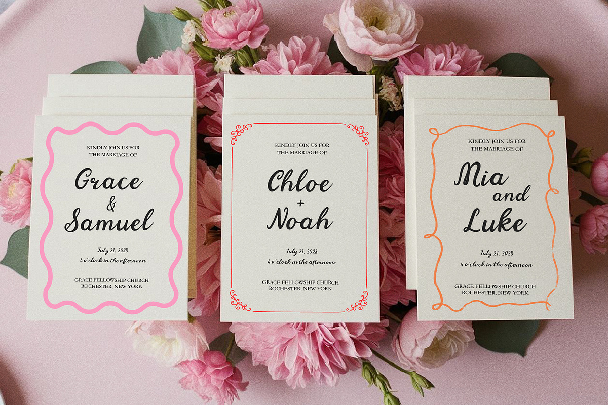 Bachelorette Squad - Wedding Script, a Script Font by Kaya Fonts (Photo 6 of 25)