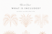 Toile Safari Animals Beige, an Animal Illustration by Invite to Clipart (Thumbnail 5 of 14)