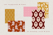 Terra bohemia. Backgrounds & frames, a Background Graphic by kondratya (Thumbnail 2 of 14)