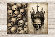 Gothic Junk Journal Pages, an Object Illustration by GlamArtZhanna (Thumbnail 3 of 10)