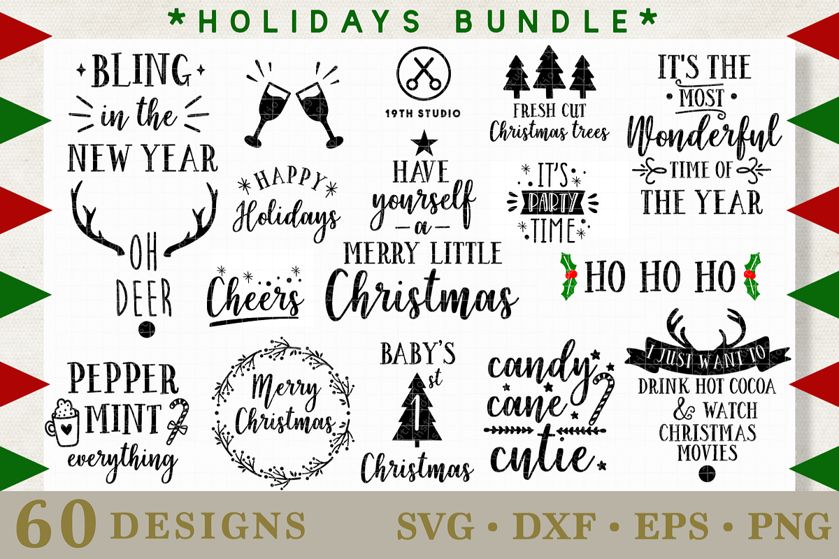 Big Holidays SVG Bundle | MB21, an Illustration by Craft House SVG (Photo 1 of 5)