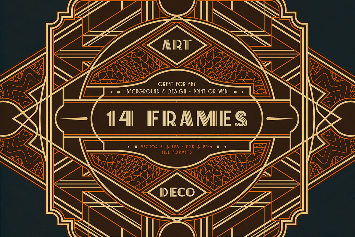 SALE Art Deco Toolkit, a Background Graphic by Cruzine (Photo 56 of 111)