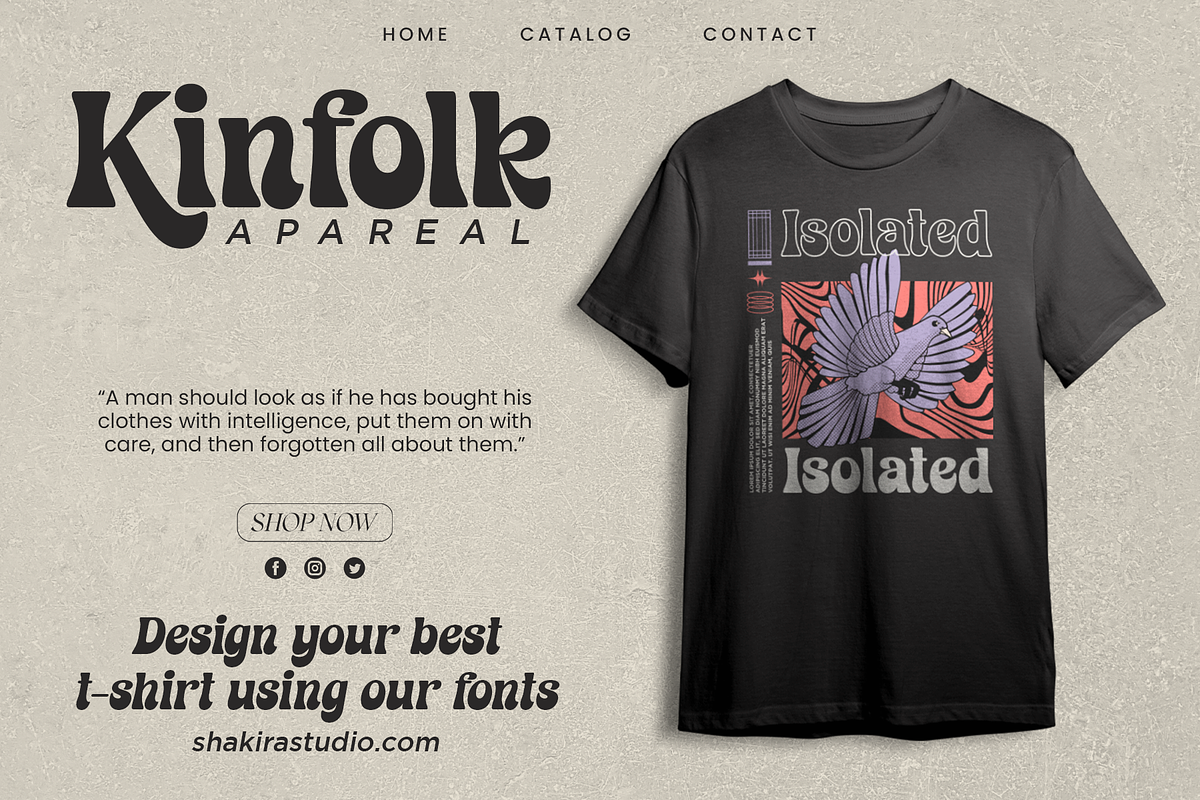 Retro Monkey - Modern Retro Serif, a Serif Font by Shakira Studio (Photo 6 of 12)