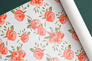 Valentines Roses Watercolor Flowers, an Illustration by Artcard Watercolor (Thumbnail 7 of 11)