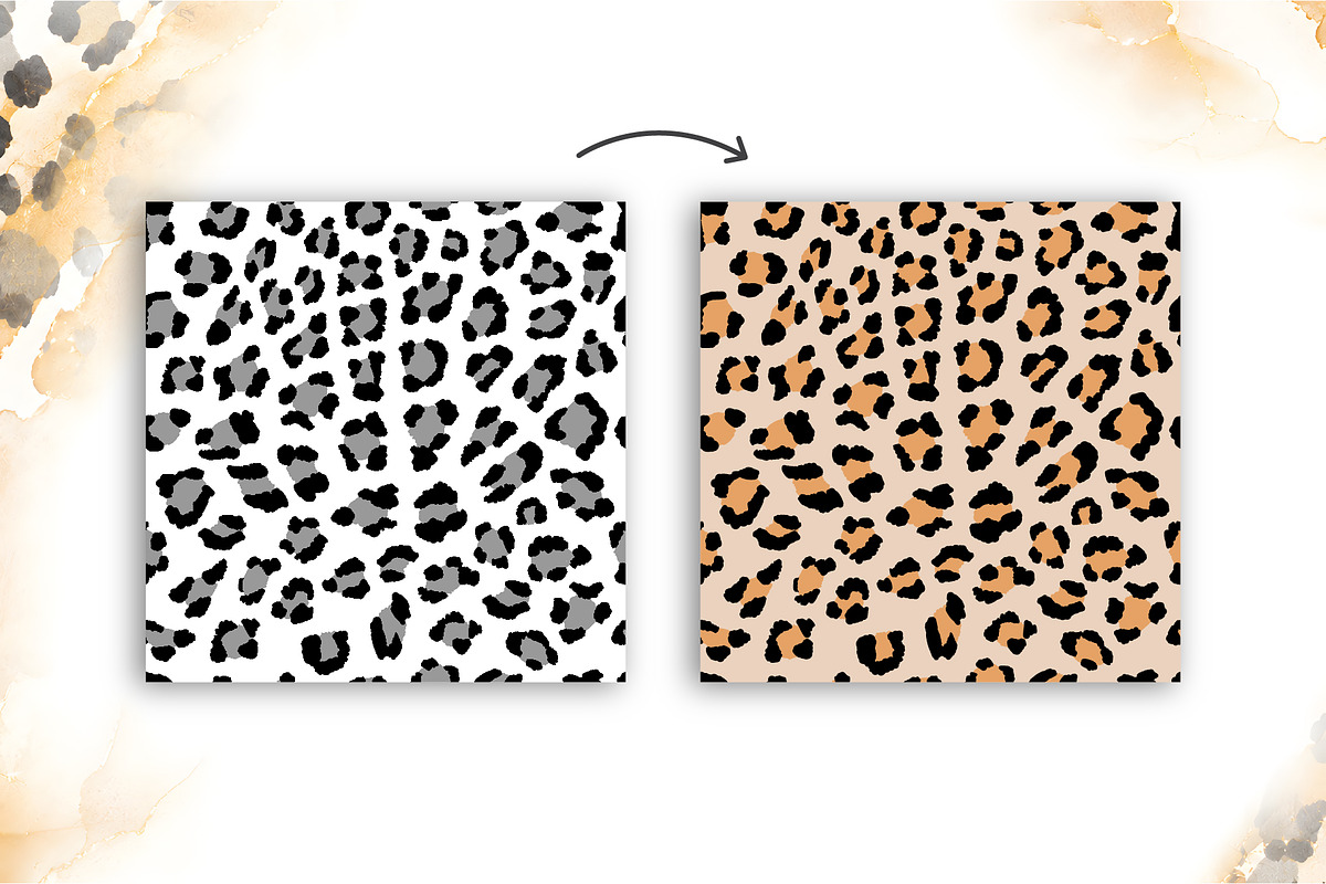 Vector seamless animal patterns, a Pattern Graphic by Iryna Denysova (Photo 6 of 9)