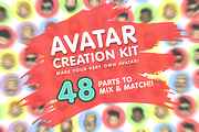 F.U.N Avatar Creation Kit, a Templates & Theme by Suhandi (Thumbnail 1 of 3)