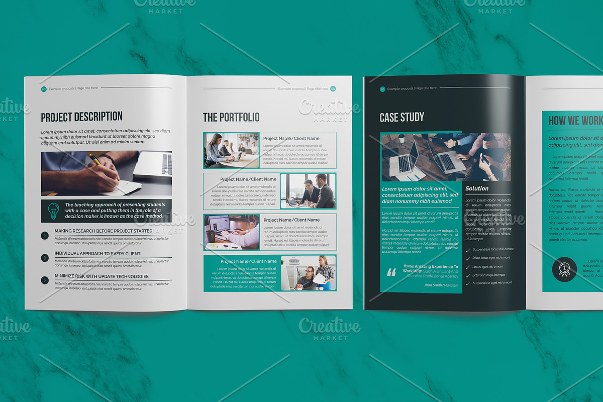 Project Proposal 16-Pages Design, a Brochure Template by Cristal Pioneer (Photo 3 of 5)