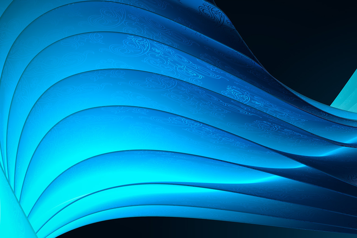 12 Modern Abstract Wavy Design Shape, an Object 3D Model by NikitaKapustin (Photo 5 of 13)