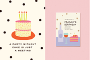 Happy Birthday Party Graphics, a Decorative Illustration by Gross Illustrations (Thumbnail 4 of 9)