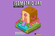 Procreate Isometric Islands Pack, a Brush Add-On by Artbykimmyw (Thumbnail 8 of 10)