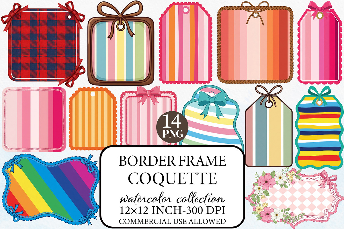 Border Frame Coquette PNG, an Illustration by Libby Wishes (Photo 1 of 4)