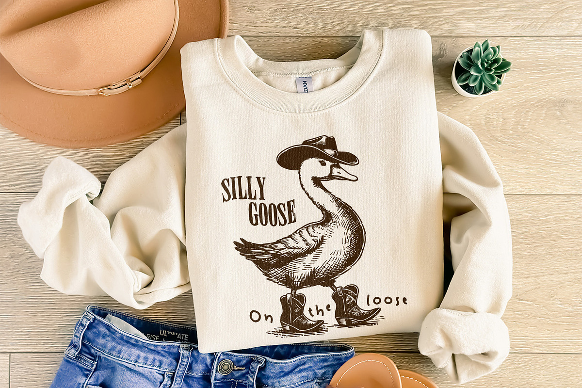 Silly Goose on the Loose PNG, Funny, an Illustration by SharpMarketplace (Photo 2 of 9)