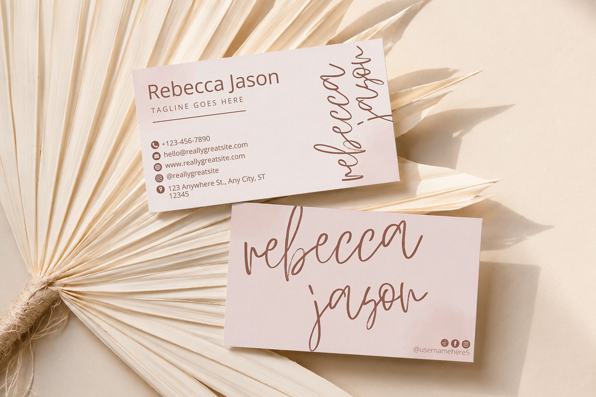 Personal Branding Card Canva Design, a Business Card Template by Arslan (Photo 2 of 7)