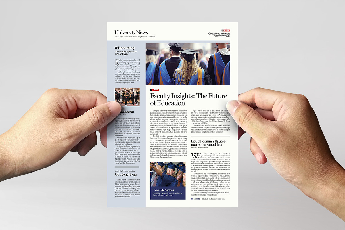 Newsletter, a Brochure Template by BrandPacks