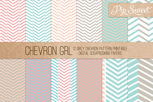 Chevron GRL 12 Pattern Set