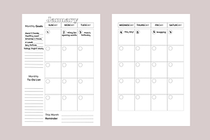 Planner / Journal Templates