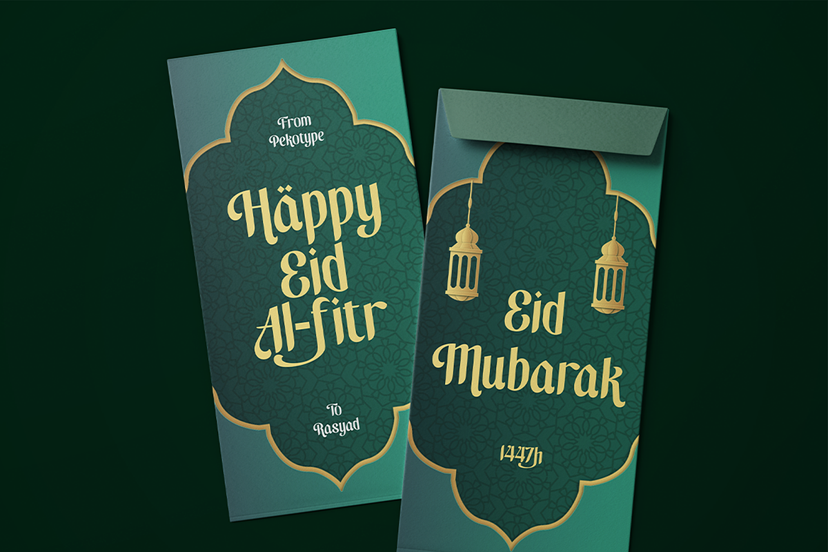 Rasyad - Elegant Arabic Ramadan Font, a Font by Pekotype (Photo 14 of 15)