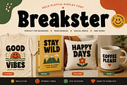 Breakster, a Slab Serif Font by Wow Magic (Thumbnail 2 of 5)