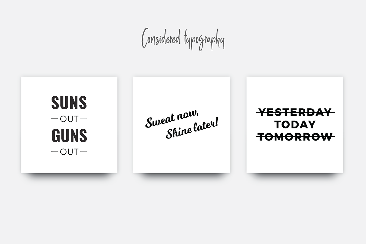 150 Inspirational Fitness Quotes, a Social Media Template by Delightful Design (Photo 4 of 9)