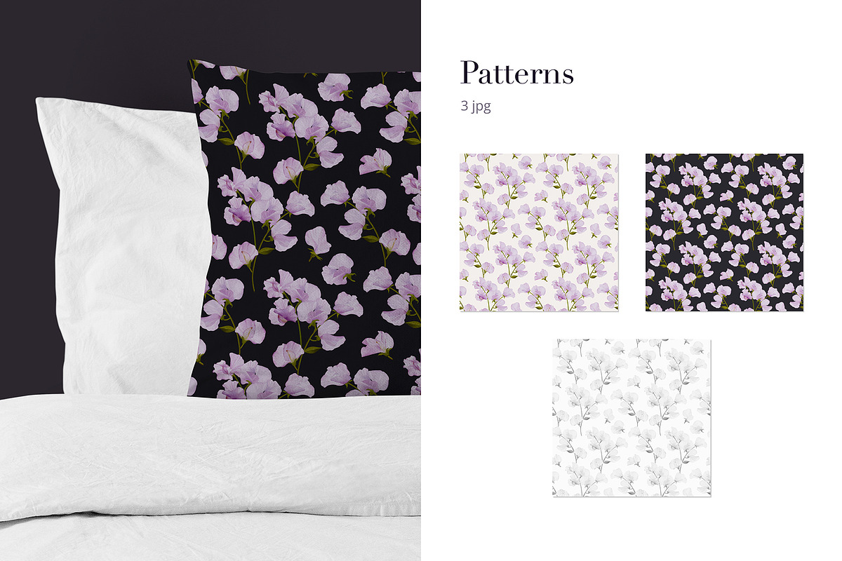 30% Off - Sweet Pea Watercolor, an Object Graphic by bloomscape (Photo 11 of 13)