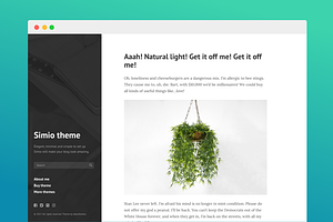 Simio Tumblr theme