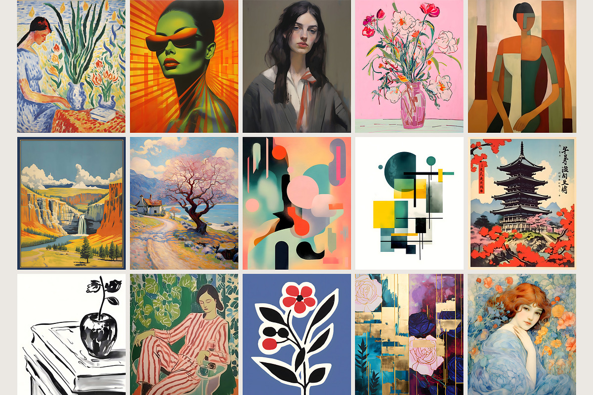 Eclectic Posters - Wall Art Gallery, a Graphic by SunnyAfternoons (Photo 6 of 11)
