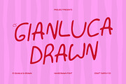 CS Gianluca Drawn, a Handwritten Font by Craft Supply Co. (Thumbnail 1 of 8)