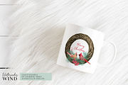 Christmas Teal Clipart Cardinal Bird, an Illustration by Ksenia Shmakova (Thumbnail 5 of 16)
