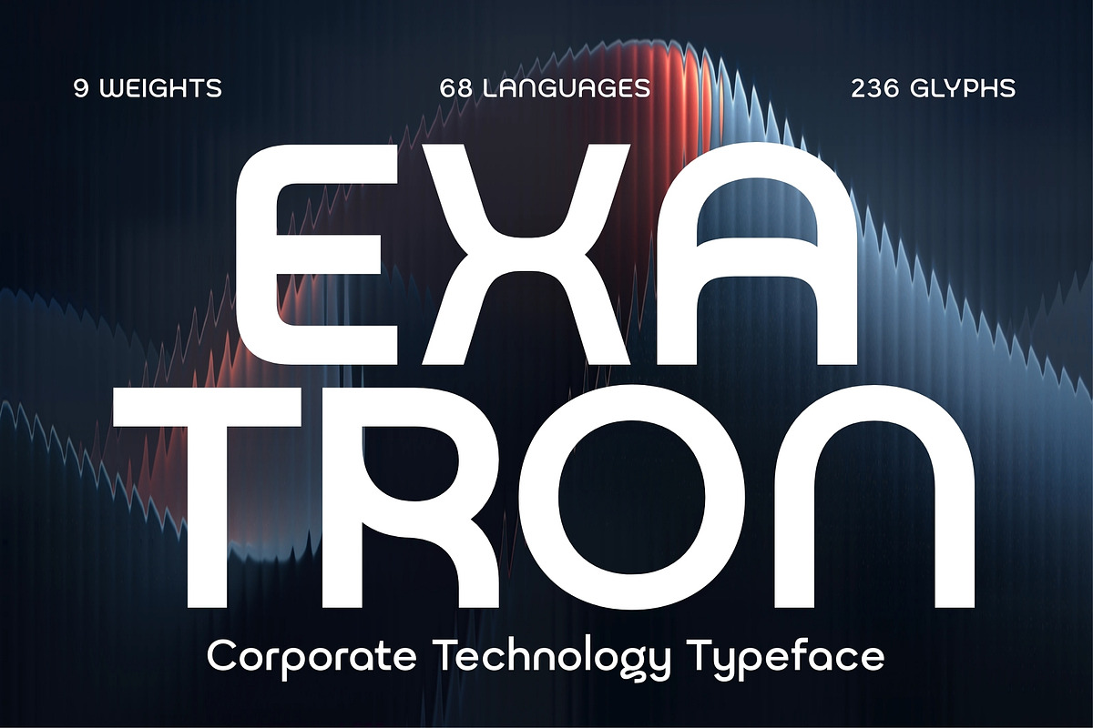Exatron - Corporate Technology Type, a Sans Serif Font by HipFonts (Photo 1 of 11)