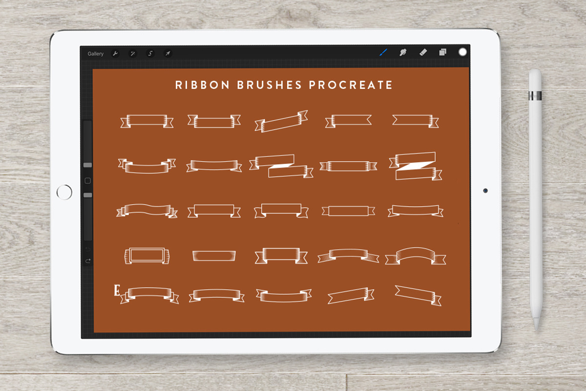 Brush Procreate Ornament, a Brush Add-On by Vibesteam (Photo 6 of 9)