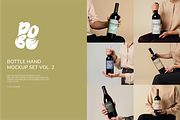 Bottle Hand Mockup Set - Vol 2, a Product Mockup by DOBE Studio (Thumbnail 1 of 4)