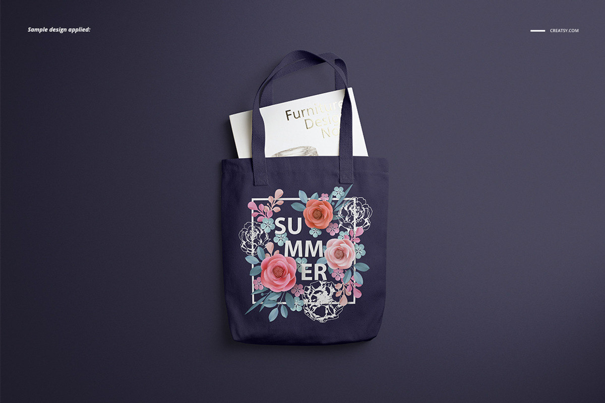 Los Angeles Apparel Tote Bag Mockup, a Merchandise Mockup by creatsy5 (Photo 8 of 11)