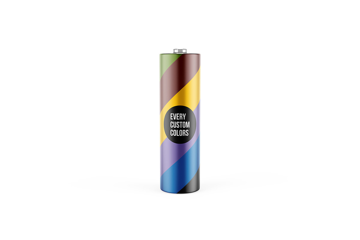 Battery AA. 3in1 Mockup, a Packaging Mockup by easymock (Photo 15 of 16)