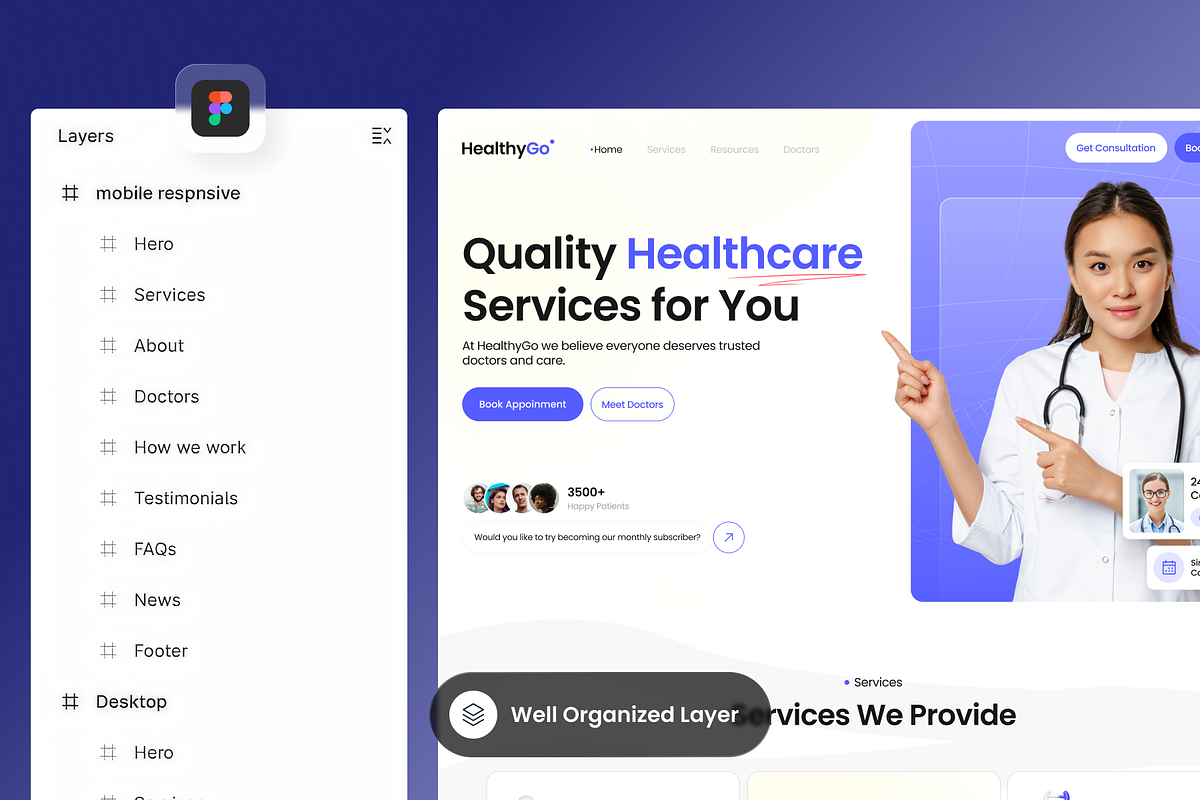 HealthyGo - Health Service preview 2