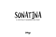 Sonatina — A Handwritten Font, a Sans Serif Font by Mix Fonts (Thumbnail 1 of 2)