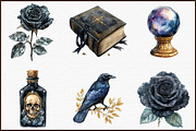 Luxury Black Halloween Clipart, an Illustration by Sublimation Artist (Thumbnail 3 of 6)