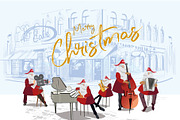 Christmas set with Santa., a Decorative Illustration by Laifalight (Thumbnail 10 of 12)