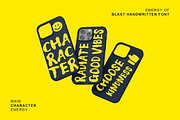 Blast | Bold and Playful Font, a Font by alphArtype (Thumbnail 6 of 12)