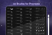 Halloween Procreate Stamp Brushes, a Decorative Illustration by InkPrintsTattoo (Thumbnail 2 of 9)