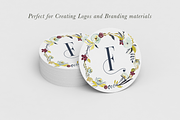 Bohemian Flora - Watercolor Clipart, an Illustration by The Autumn Rabbit Ltd (Thumbnail 6 of 7)