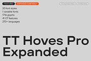 TT Hoves Pro Expanded, a Sans Serif Font by TypeType (Thumbnail 1 of 6)