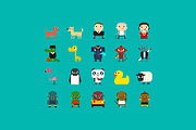 100 Pixel Art Characters - 2, an Icon by chewkotski (Thumbnail 5 of 6)